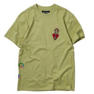 Heart Broken Short Sleeve Tee - Olive Green